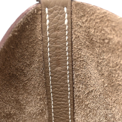 Hermes Taurillon Clemence Picotin Lock 18 PM Etoupe 7 of 11