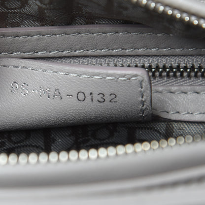 Christian Dior Lambskin Cannage Medium Lady Dior Grey 7 of 10