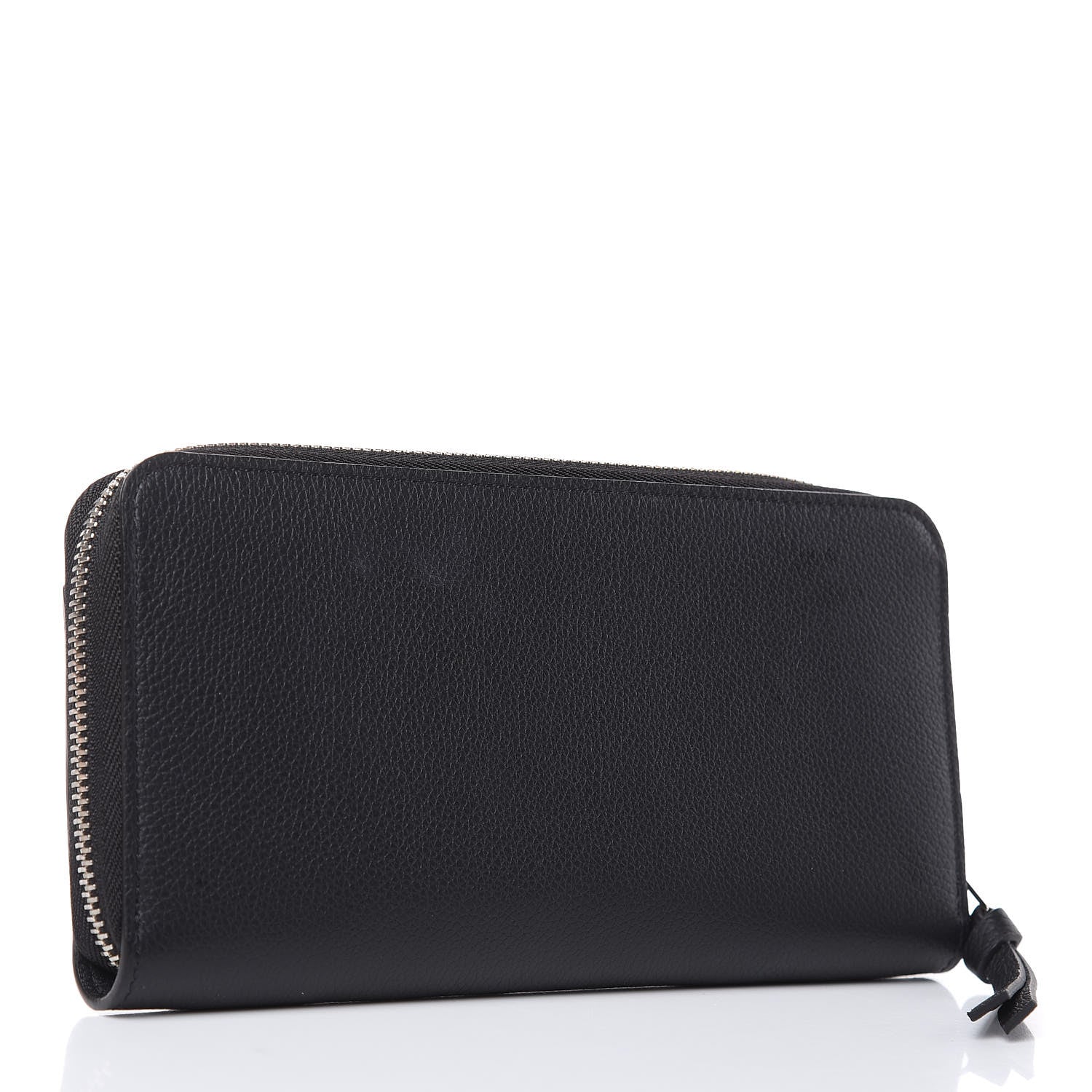 Louis Vuitton Calfskin Zippy Lockme Wallet Black 3 of 13