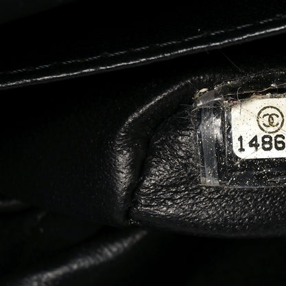 Chanel Lambskin Quilted Jumbo Double Flap So Black 7 of 11