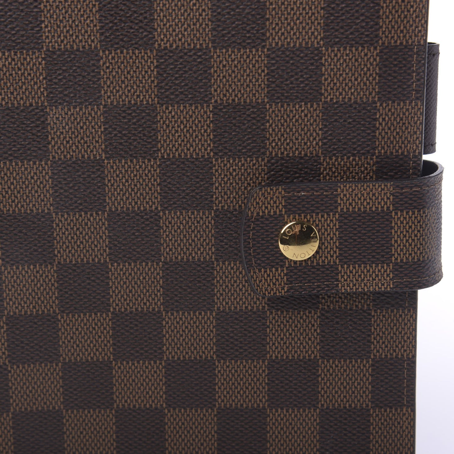 Damier Ebene Large Ring Agenda Cover