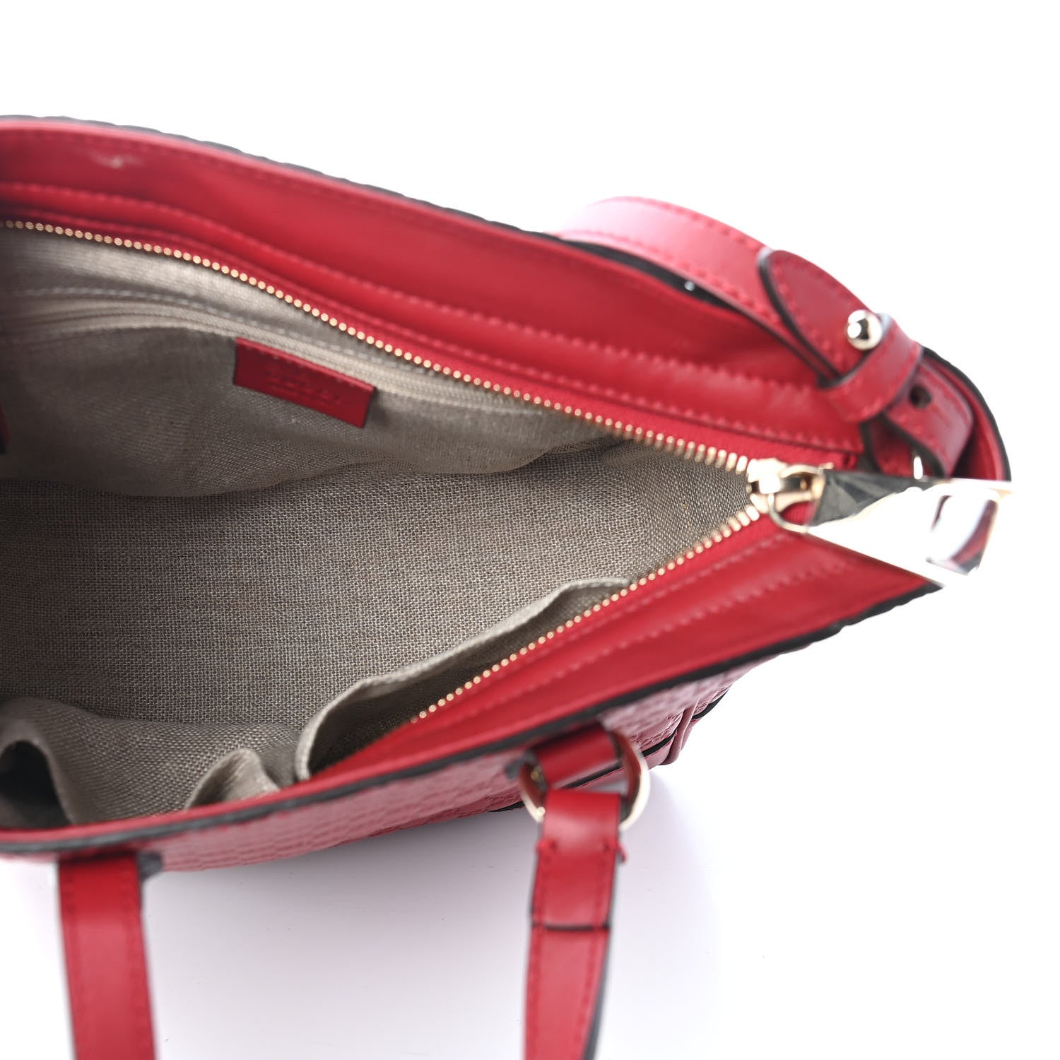 Gucci Microguccissima Small Bree Tote Red 4 of 8