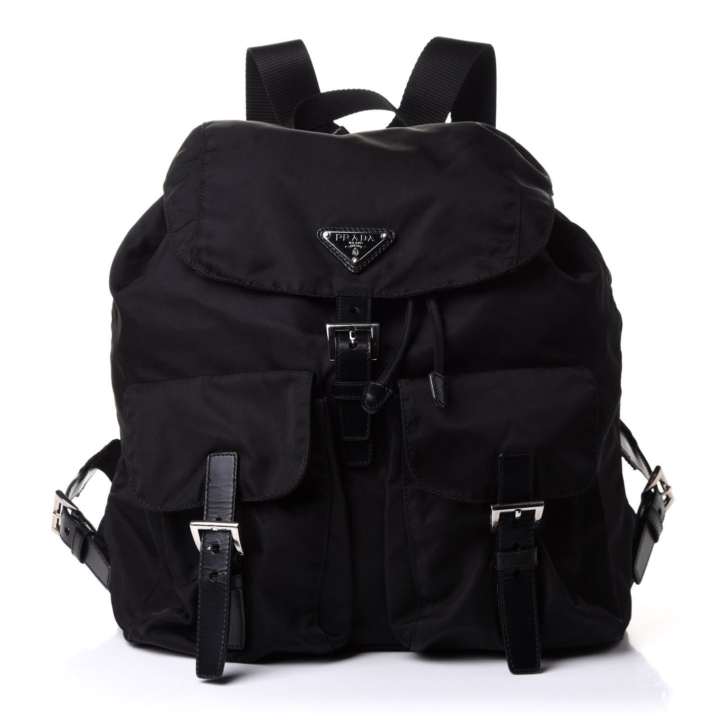 Nylon Vela Small Backpack Black