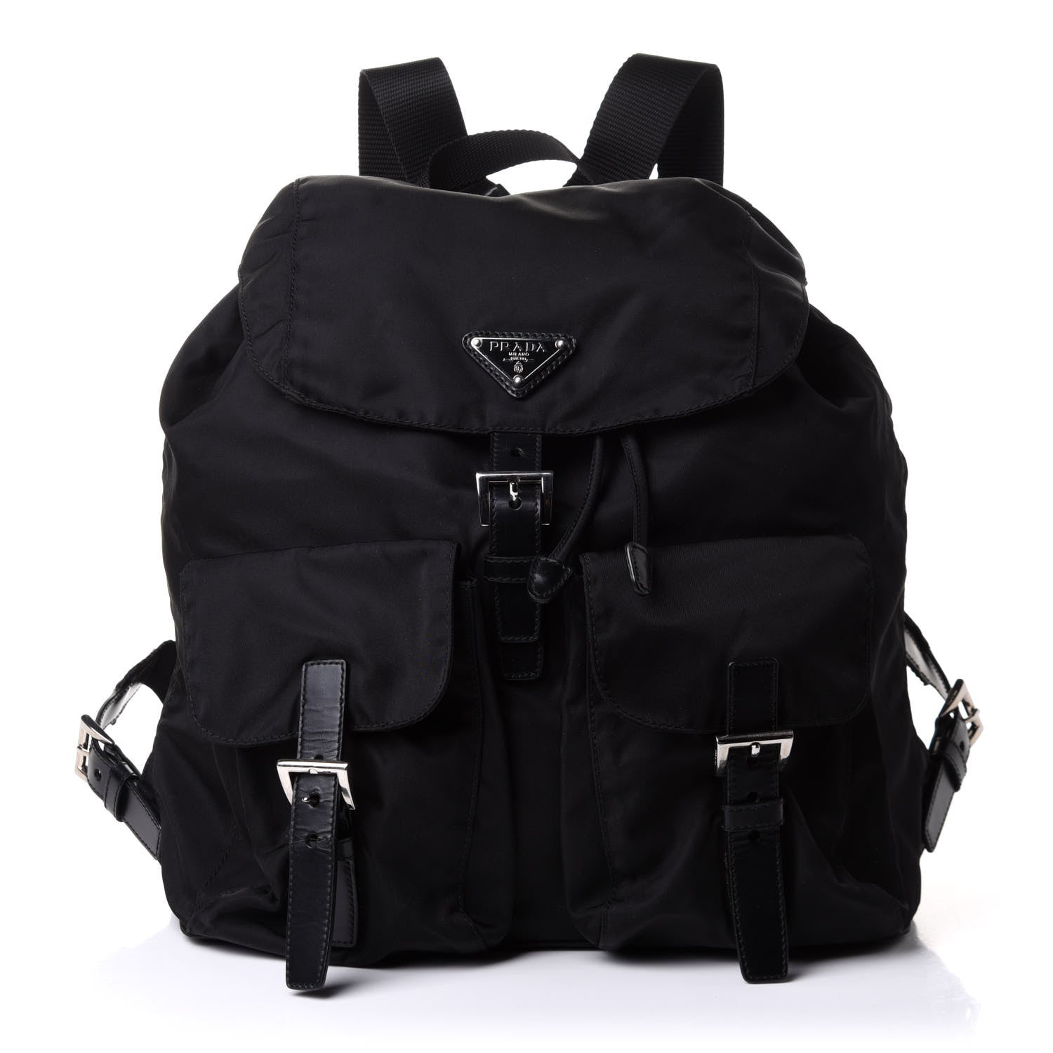 Prada Nylon Vela Small Backpack Black 2 of 19