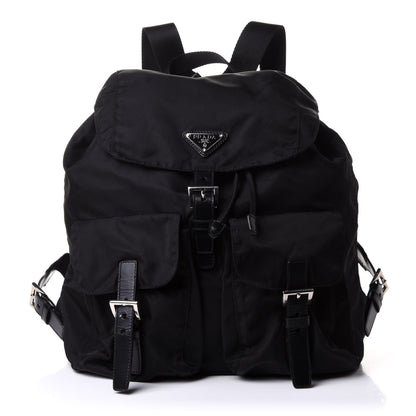 Prada Nylon Vela Small Backpack Black 2 of 19