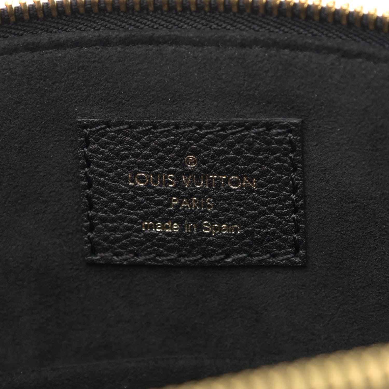 Louis Vuitton Empreinte Monogram Giant Petit Palais Black Beige 6 of 9