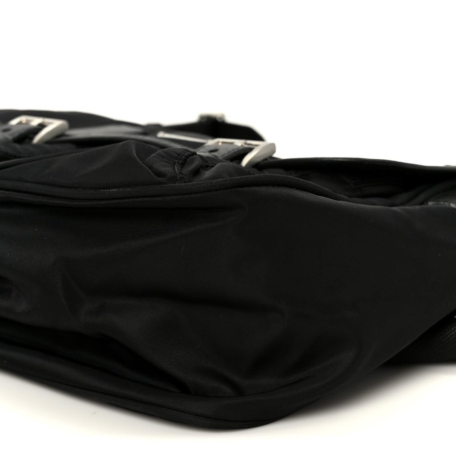 Prada Tessuto Nylon Messenger Bag Black 1869414 – FASHIONPHILE