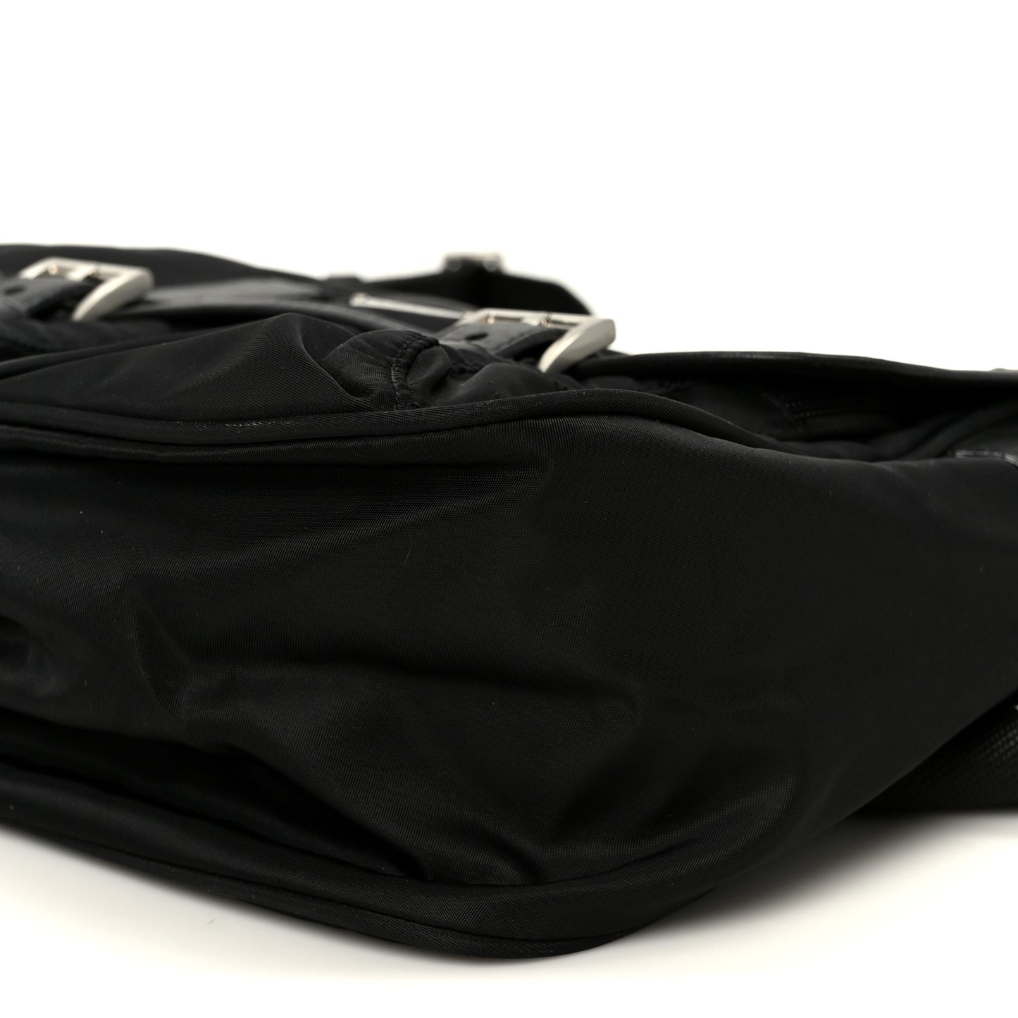 Tessuto Nylon Messenger Bag Black