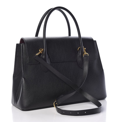 Mulberry Small Classic Grain Calfskin Seaton Black 3 of 14