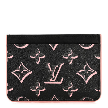 Louis Vuitton Monogram Fall for You LV Side-Up Card Holder Black 1 of 9