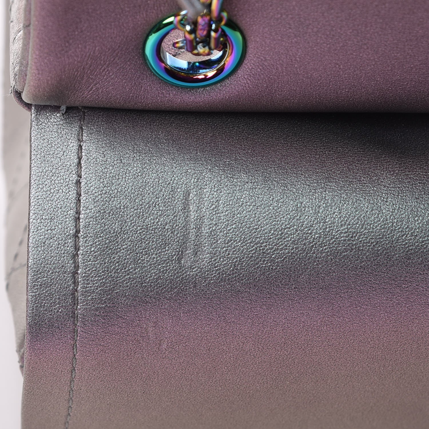 Chanel Iridescent Lambskin Quilted 2.55 Reissue 226 Flap Light Purple 10 of 19