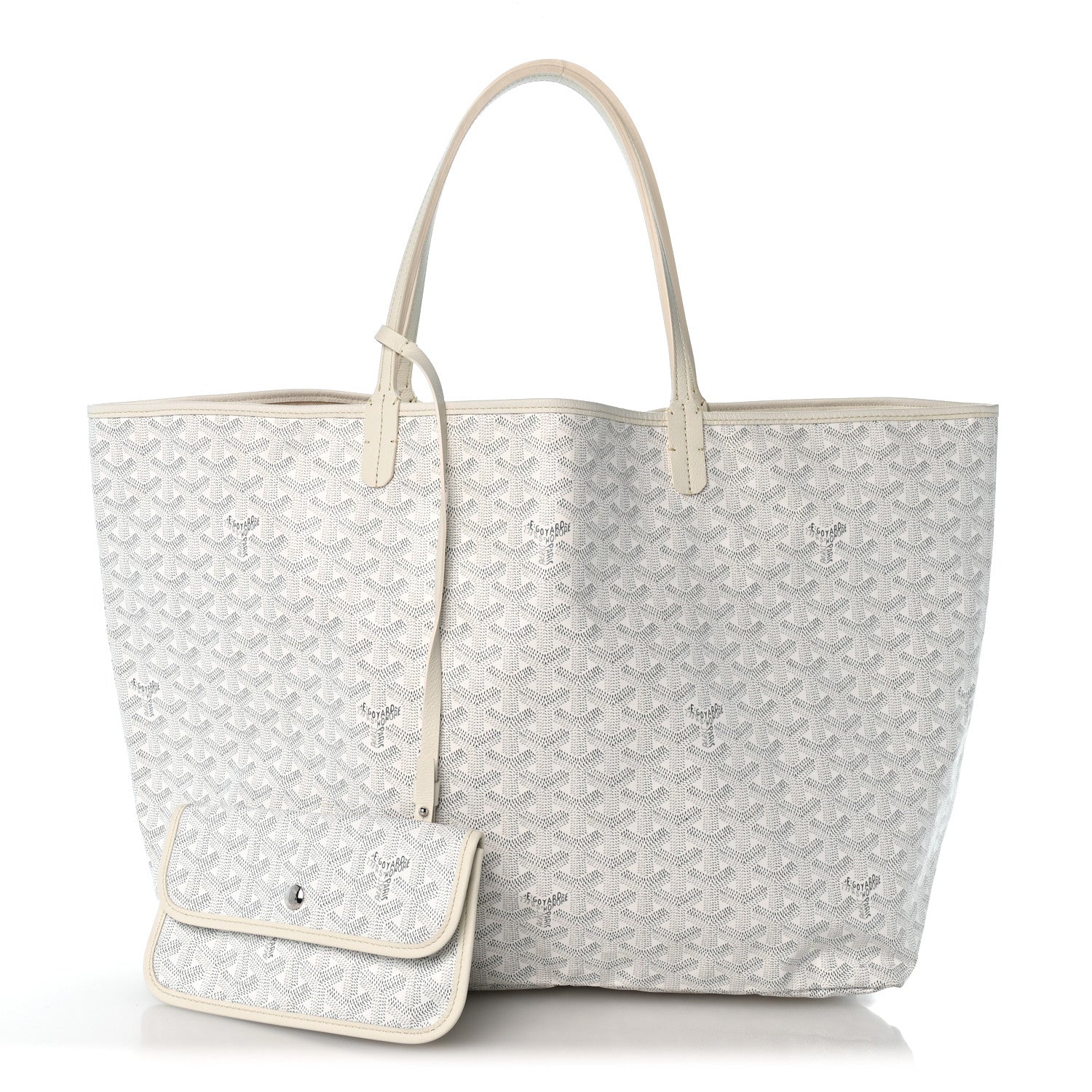 Goyard Goyardine Saint Louis GM White 3 of 11