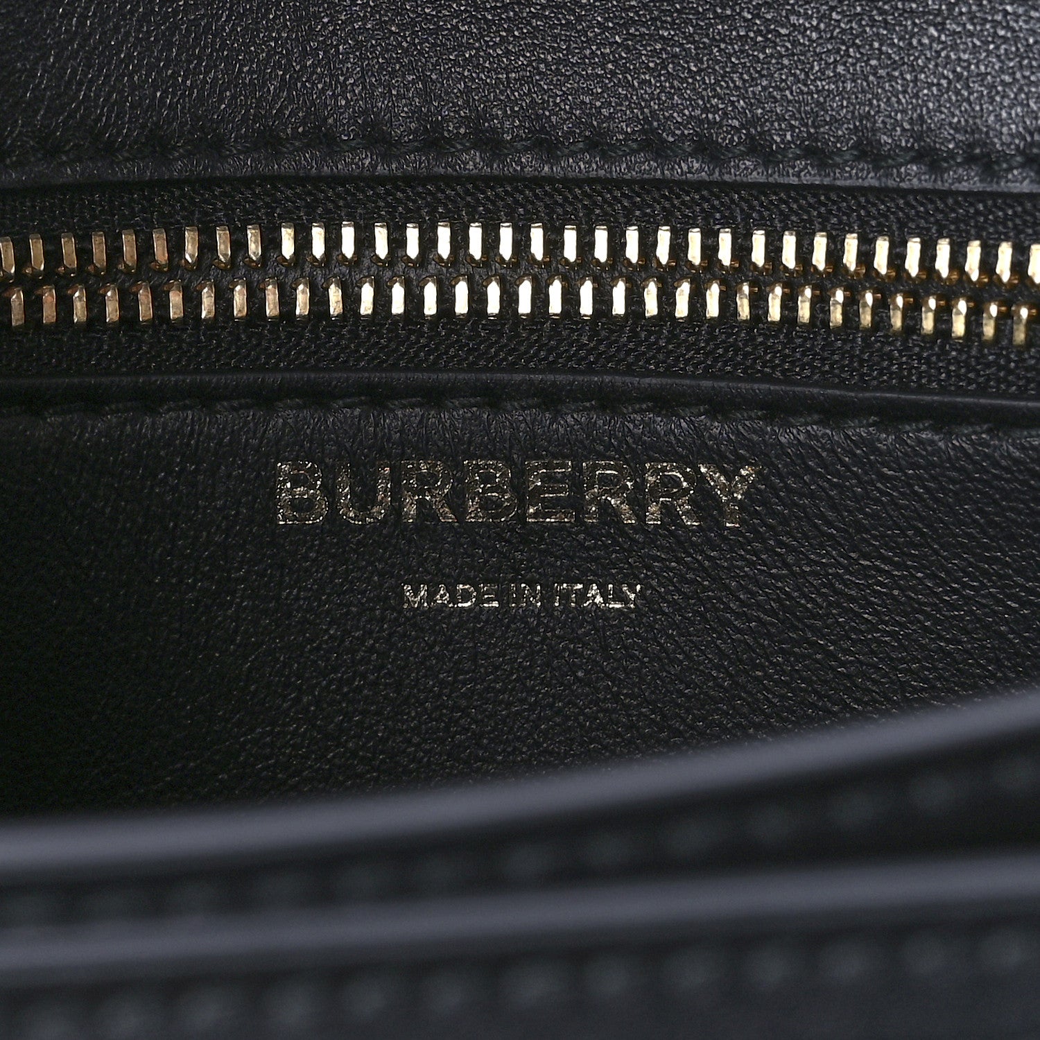 Burberry E-Canvas Monogram Stripe Small TB Bag Bridle Brown 6 of 10