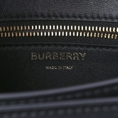 Burberry E-Canvas Monogram Stripe Small TB Bag Bridle Brown 6 of 10