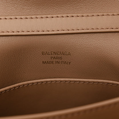 Balenciaga Natural Smooth Calfskin Mini Rodeo Top Handle Handbag Latte 6 of 12