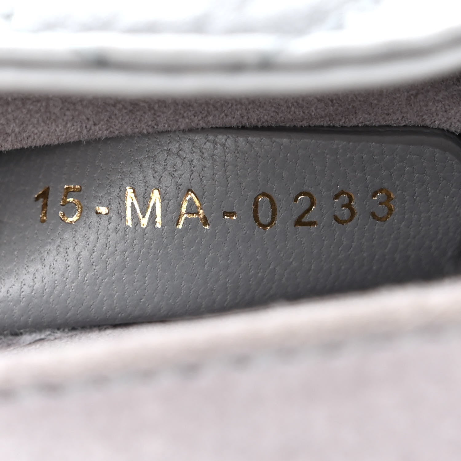 Christian Dior Lambskin Supple Macrocannage Ammi Bag Grey 7 of 10