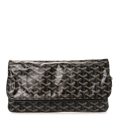 Goyard Goyardine Sainte Marie Soft Clutch Black 1 of 12