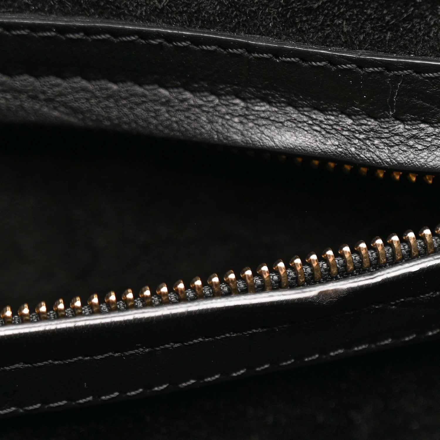 Celine Crocodile Embossed Calfskin Medium Phantom Luggage Black 12 of 13