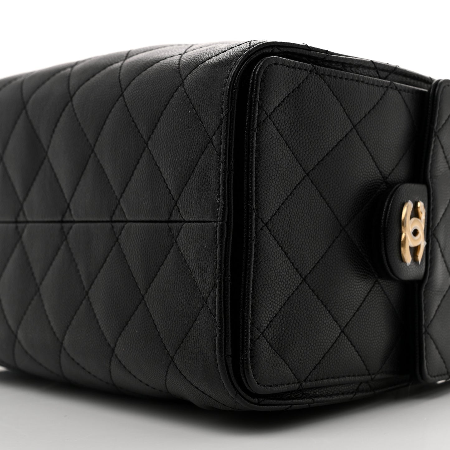 Caviar Quilted Small Chanel 25 Handbag Black