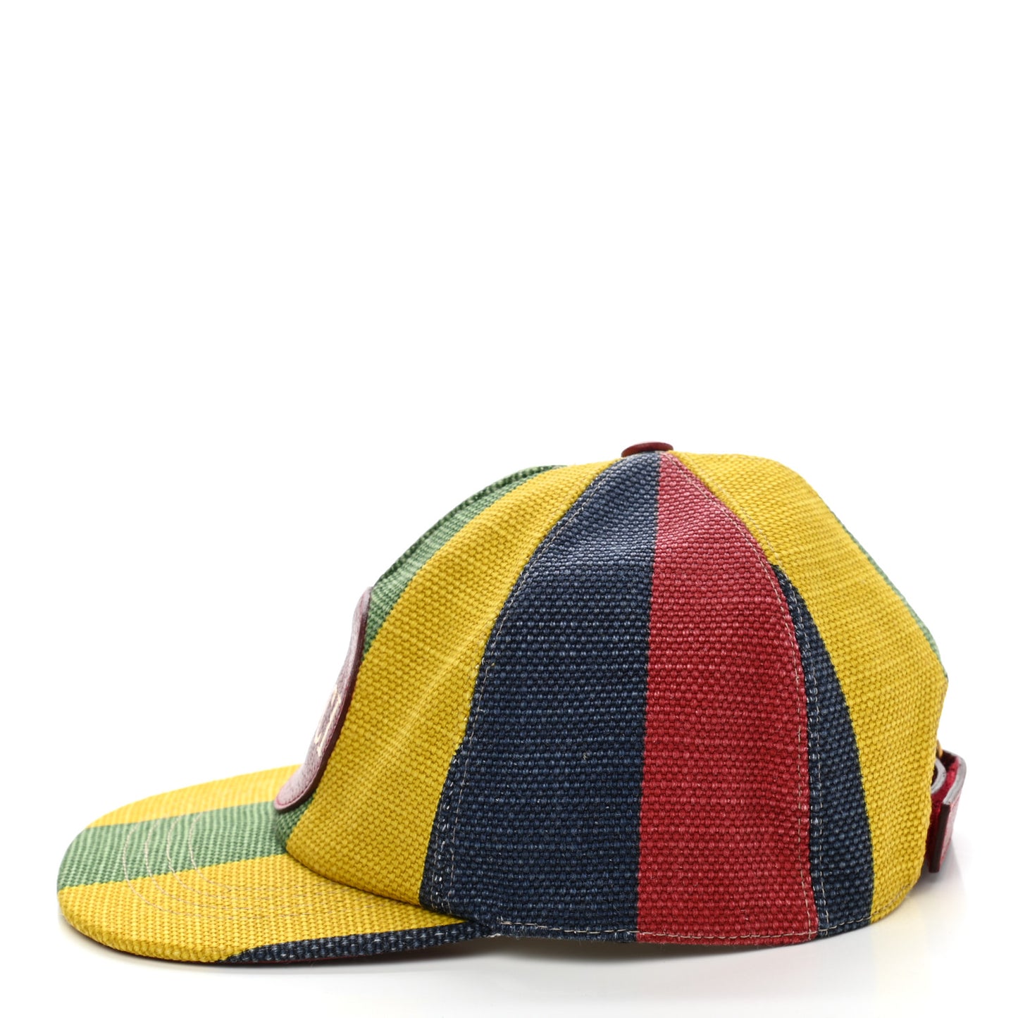 Canvas Marley Stripe Script Logo Patch Gucci 100 Baseball Hat Multicolor