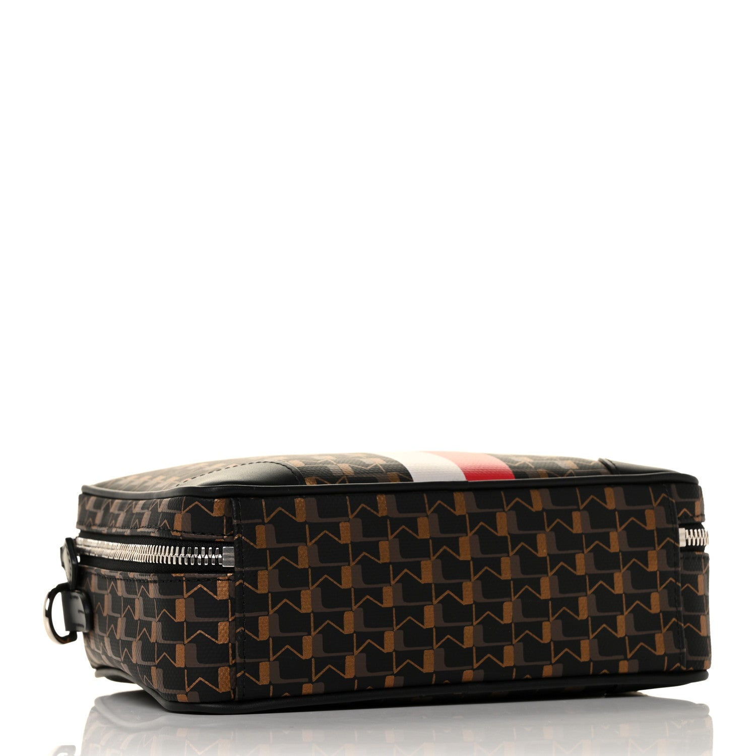 Moynat Toile 1920 Oh! Camera Bag Carbon Bronze Red 3 of 7