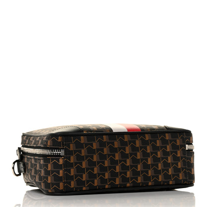Moynat Toile 1920 Oh! Camera Bag Carbon Bronze Red 3 of 7