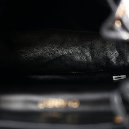 Chanel Caviar Triple CC Backpack Black 7 of 17