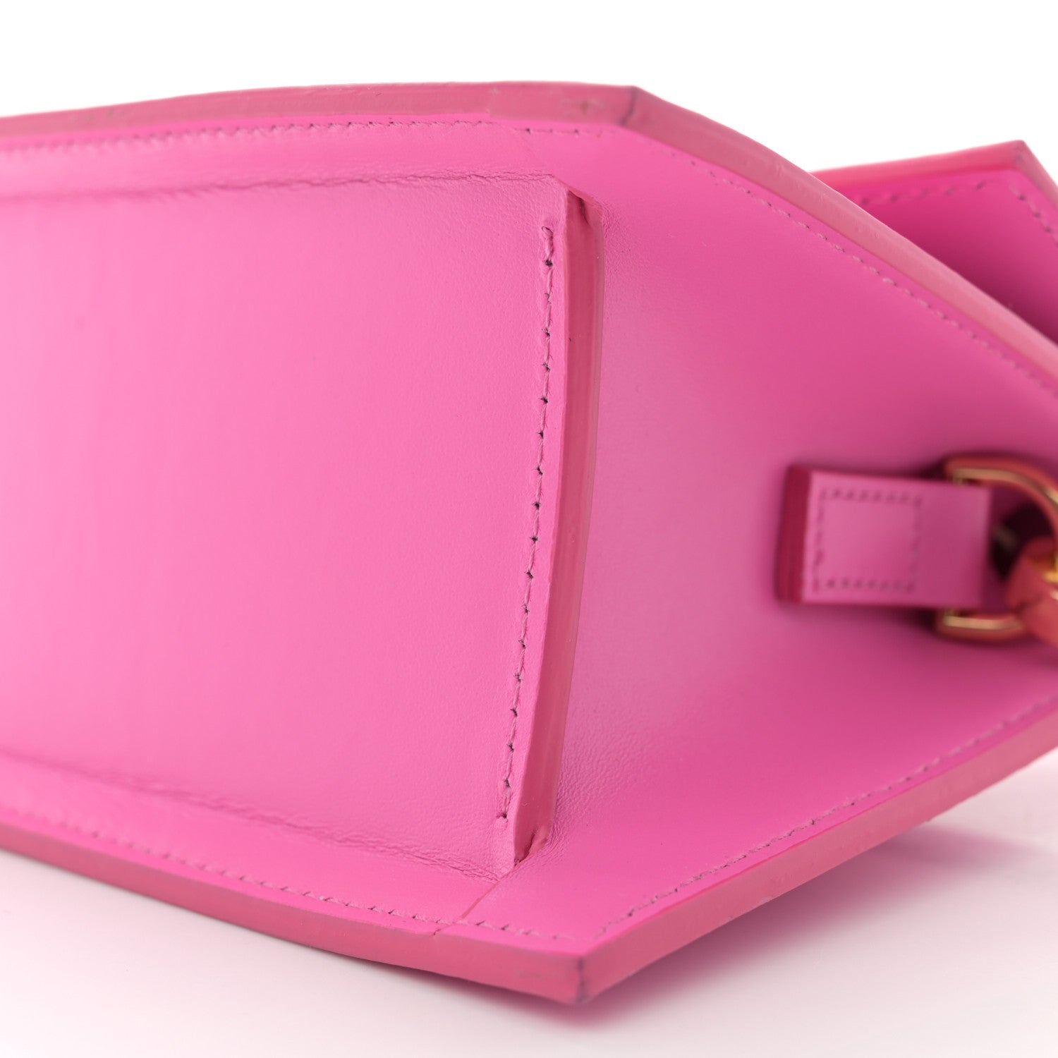 Jacquemus Smooth Calfskin Le Chiquito Moyen Neon Pink 9 of 9