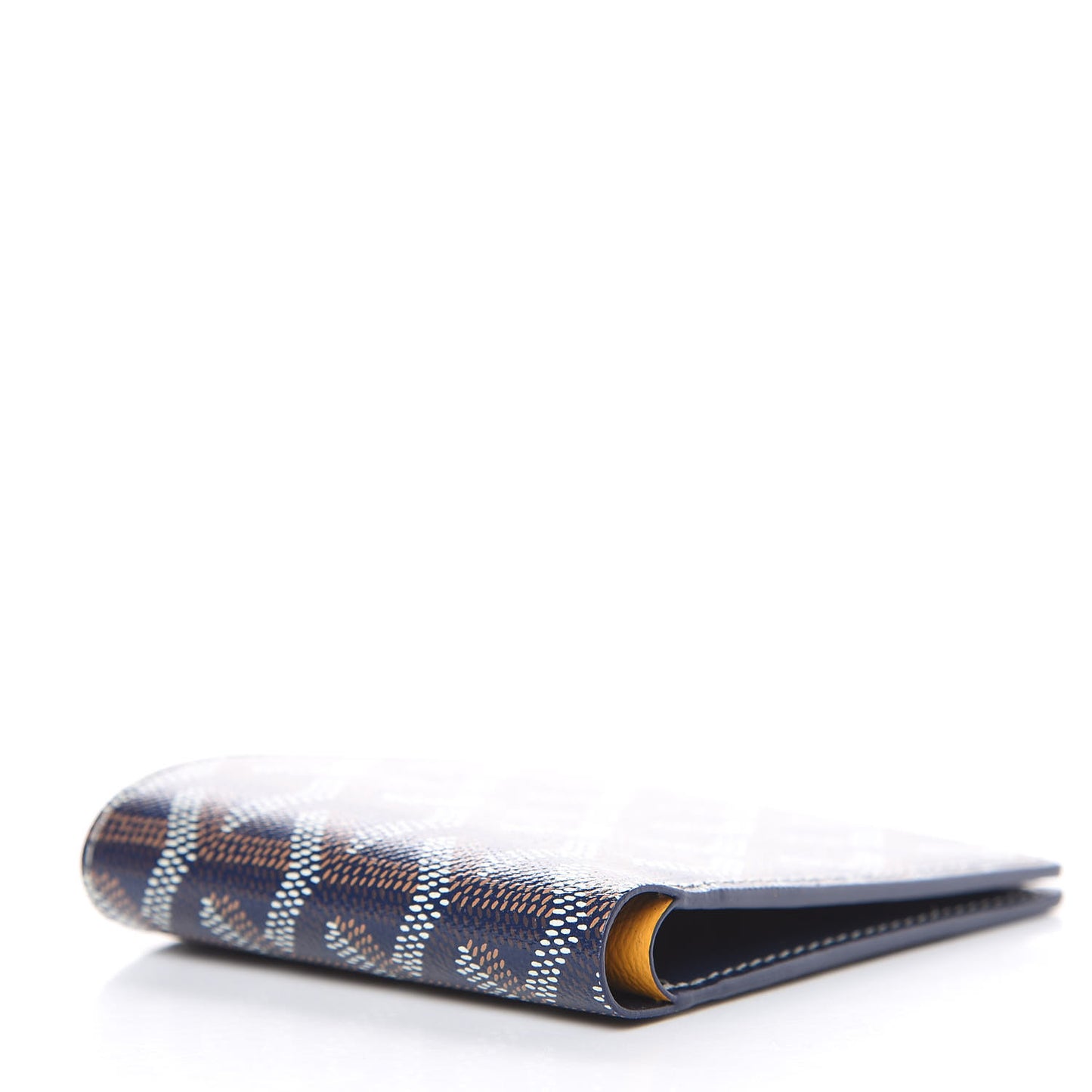 Goyardine Bi-Fold Victoire PM Wallet Navy