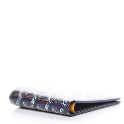 Goyard Goyardine Bi-Fold Victoire PM Wallet Navy 4 of 6