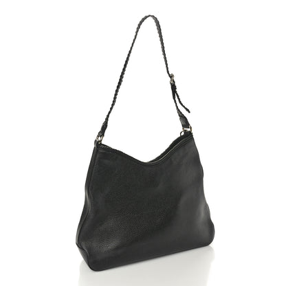Gucci Pebbled Calfskin Medium Marrakech Hobo Black 3 of 11