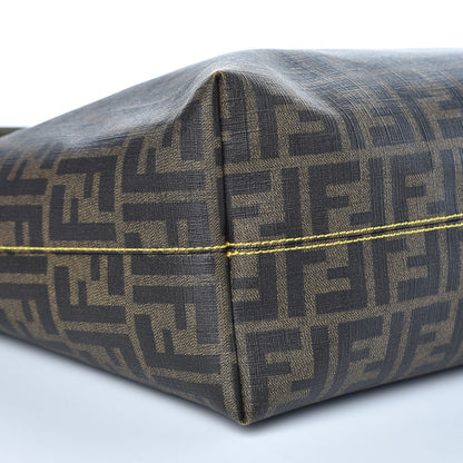 Fendi Zucca Spalmati Medium Roll Tote Tobacco Giallo 8 of 12
