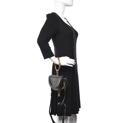 Chloe Calfskin Small Nile Bracelet Minaudiere Bag Black 3 of 11