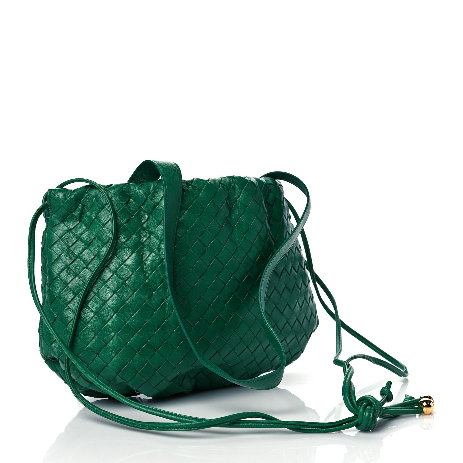 Bottega Veneta Nappa Intrecciato Small Bulb Racing Green 2 of 9
