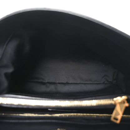 Saint Laurent Calfskin Y Quilted Monogram Medium Loulou Chain Satchel Black 5 of 10