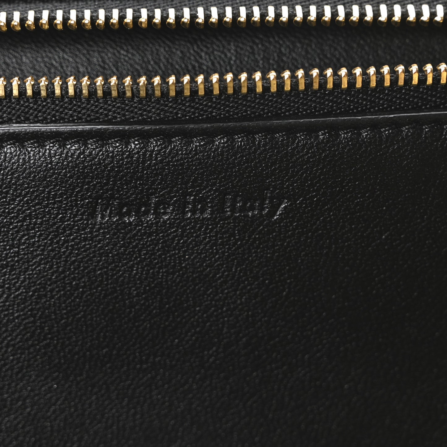 Calfskin Clasp Horizontal Cabas Black