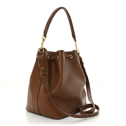Saint Laurent Calfskin Large Emmanuelle Bucket Bag Cognac 3 of 18