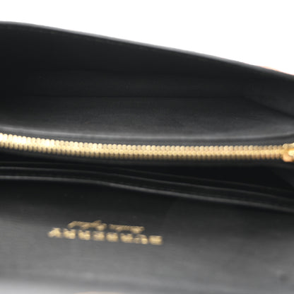 Burberry Calfskin Suede Watersnake Print Pony Hair Small Madison Buckle Bag Tan Multicolor 6 of 13