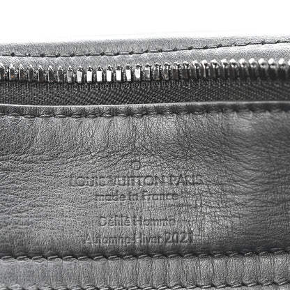 Louis Vuitton Monogram Seal Steamer Tote Black 6 of 9