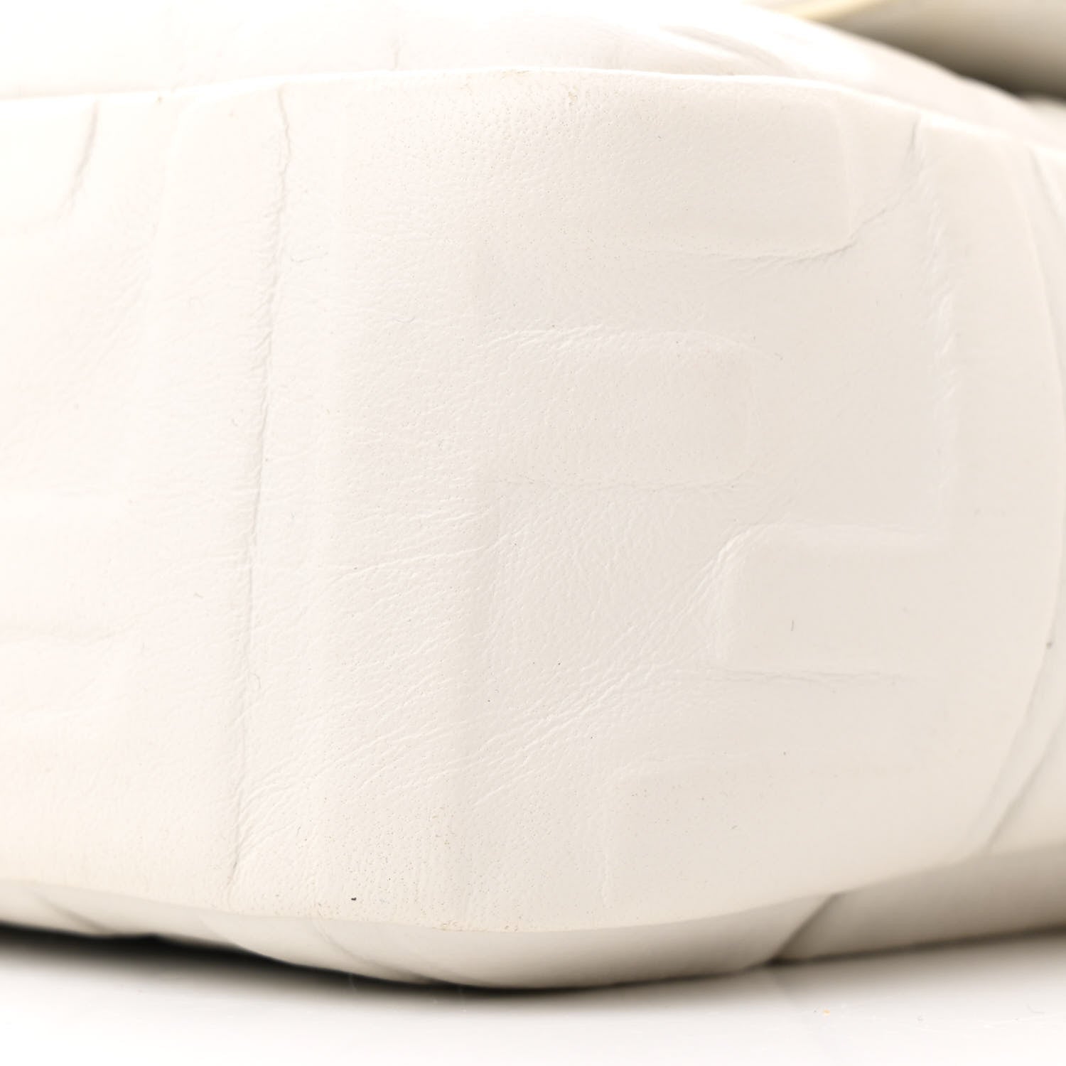 Fendi Nappa FF 1974 Embossed Baguette White 10 of 13