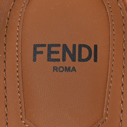 Fendi Vitello Fendi First 100mm Slingback Pumps 38.5 Caramello 9 of 12