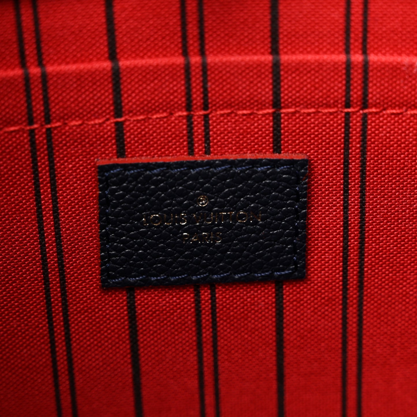 Empreinte Montaigne MM Marine Rouge