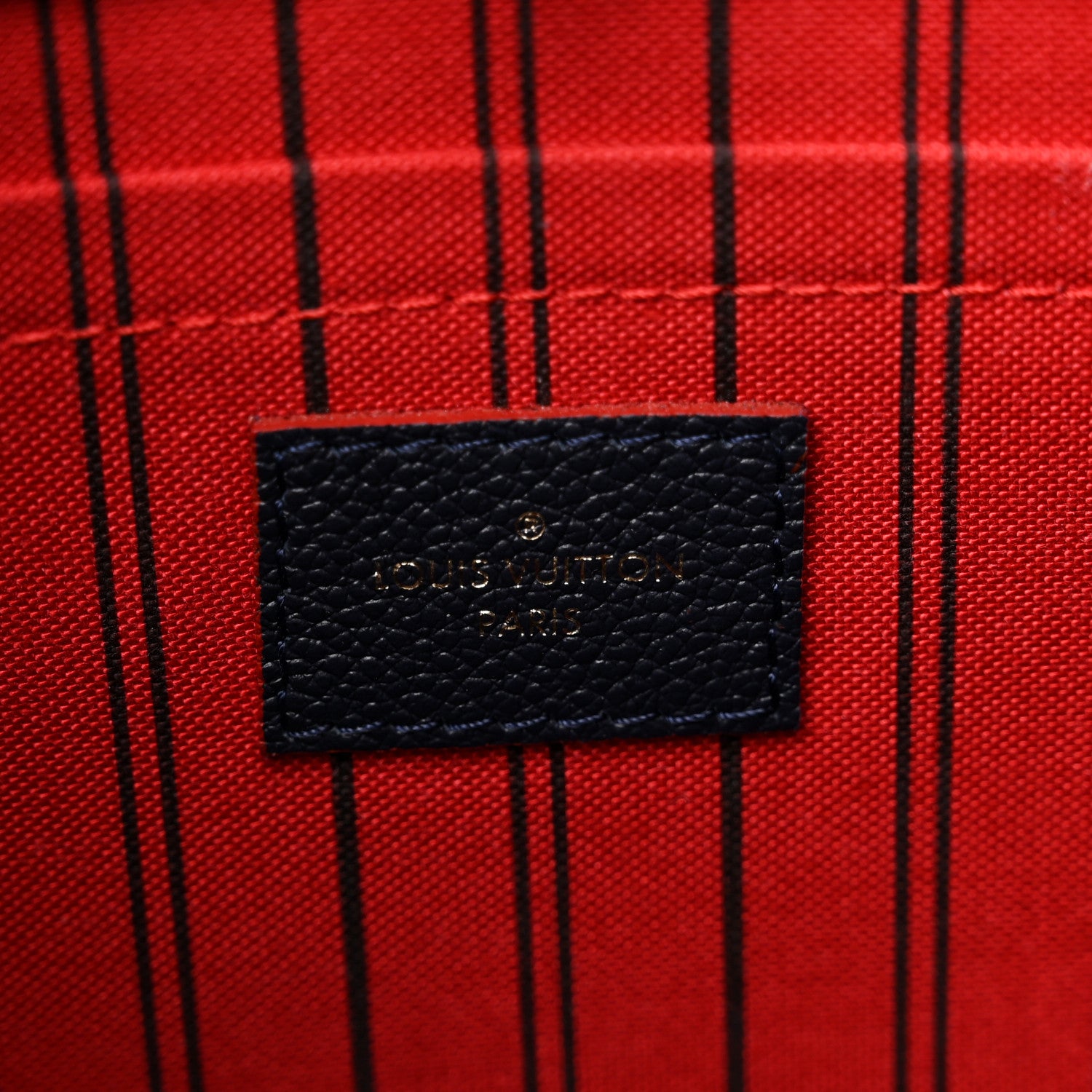 Louis Vuitton Empreinte Montaigne MM Marine Rouge 6 of 8