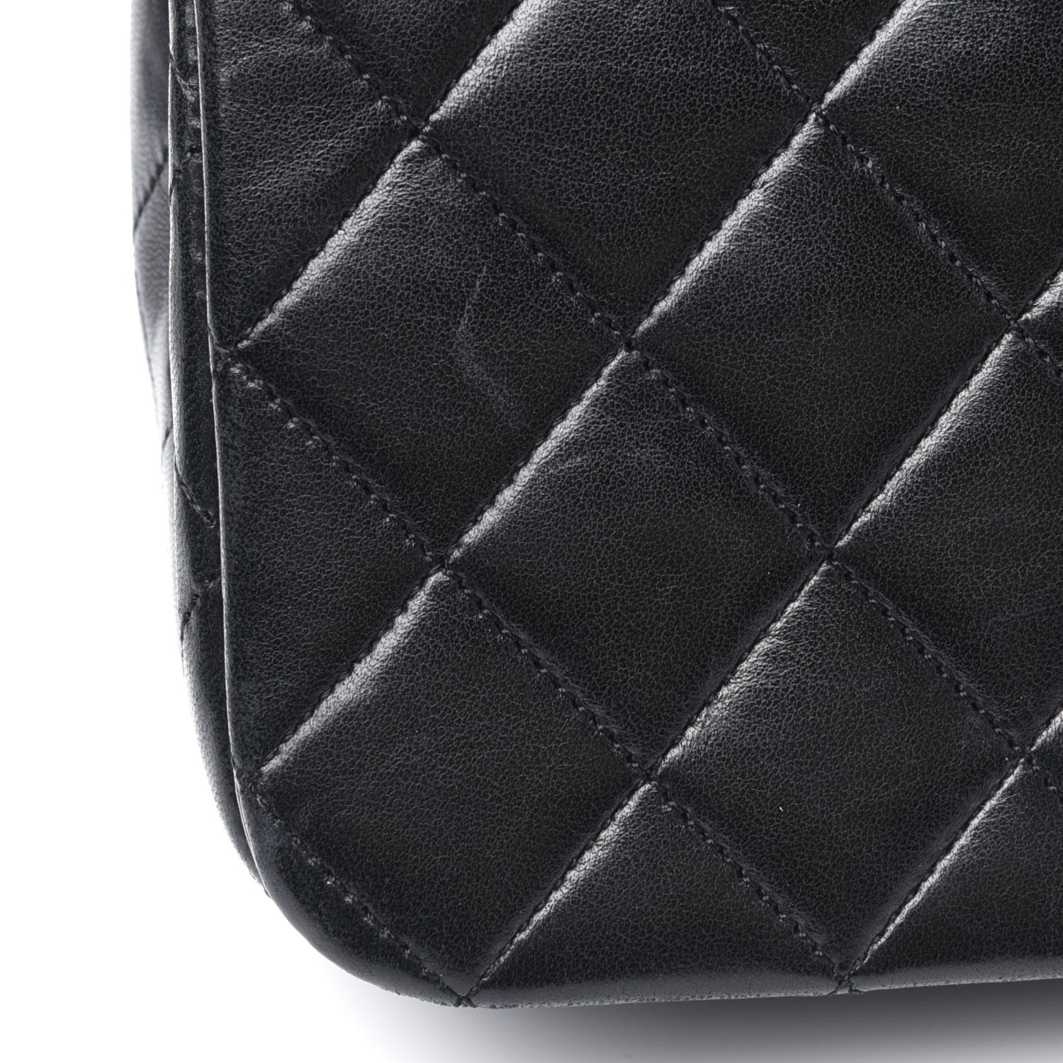 Chanel Lambskin Quilted Medium Single Flap Black 4 of 4