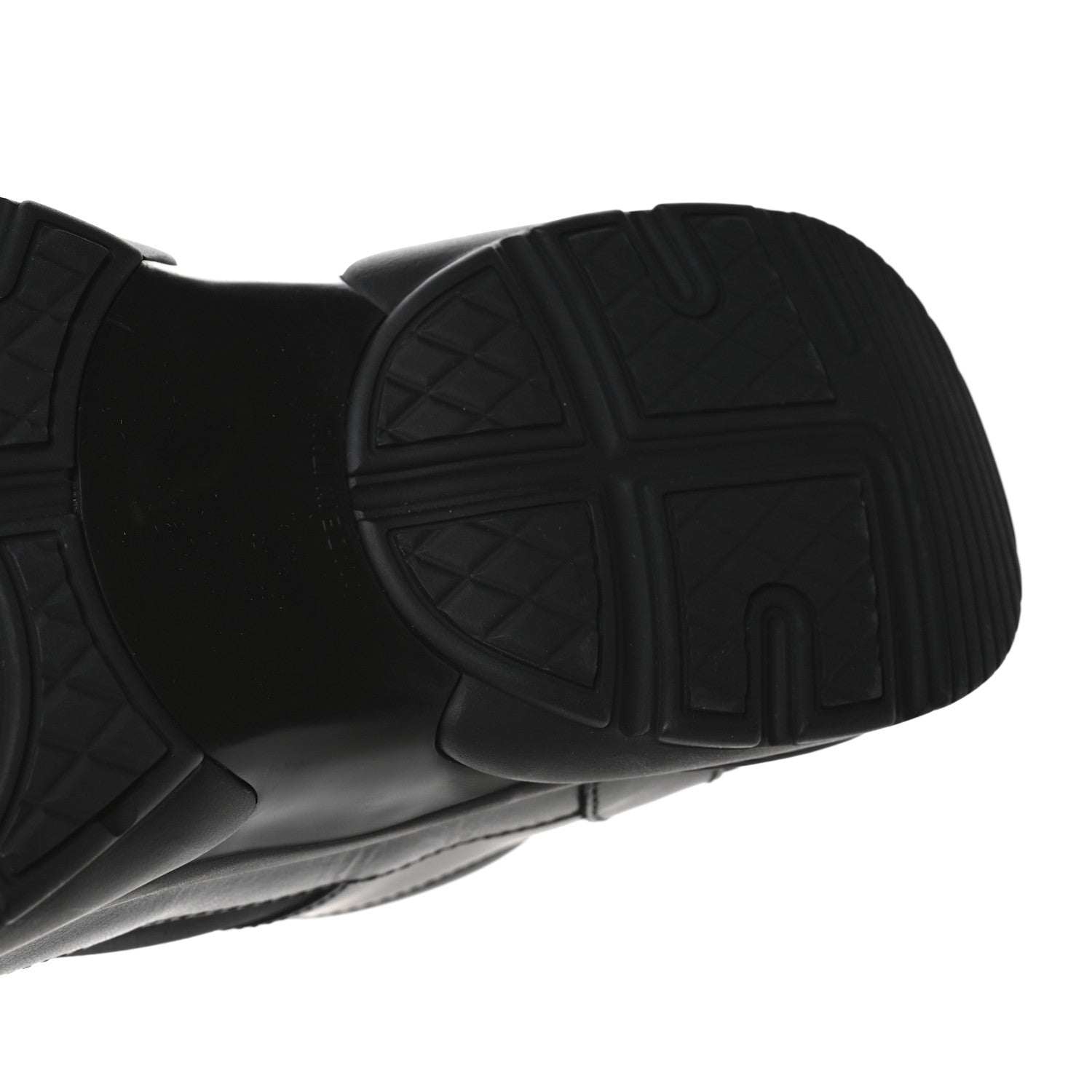 Chanel Calfskin Lambskin CC Uniform Sneakers 42 Black 7 of 8