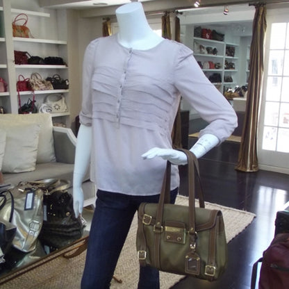 Prada Tessuto Nylon Foldover Large Shoulder Bag 2 of 10