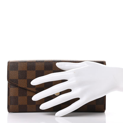 Louis Vuitton Damier Ebene Sarah Wallet NM 2 of 6