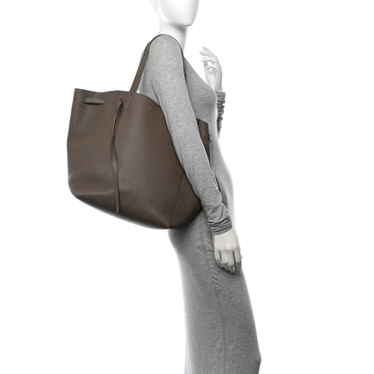 Celine Soft Grained Calfskin Medium Belt Cabas Phantom Taupe 2 of 12
