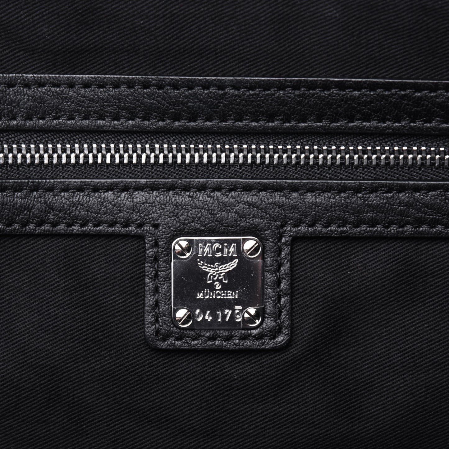 Calfskin Ottomar Monogram Medium Klara Shopper Tote Black