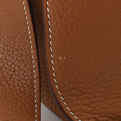 Hermes Taurillon Clemence Jypsiere 31 Gold 11 of 12